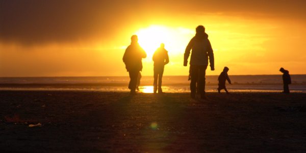 Family Bathed in Light